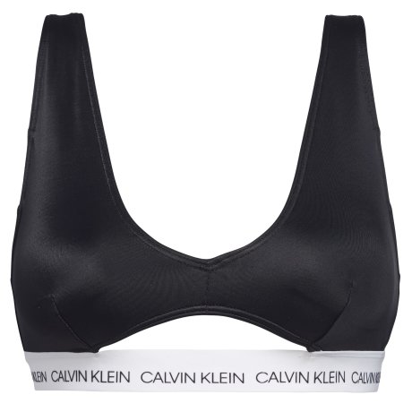 Calvin Klein - CK Logo Bralette Bikini Svart