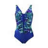 Lentiggini swimwear - Parrot Blue Baddräkt Cobalt/Green