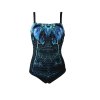 Lentiggini swimwear - Peacock Pride Baddräkt Turquoise