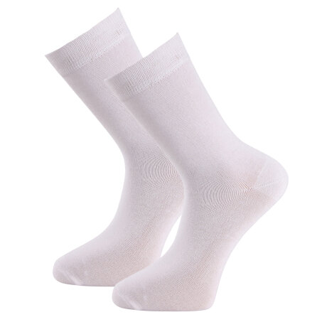 Trofé - 2-Pak Bambus Strømpe Hvid