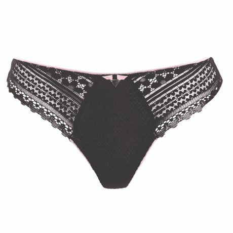 Freya - Daisy Lace Tai Trosa Noir