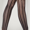 Wolford - Romance Net Stay-Up Strømpe Sort