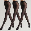 Wolford - 3-pak Velvet de Luxe 66 Tights Sort Wolford - 3-pak Velvet de Luxe 66 Tights Sort