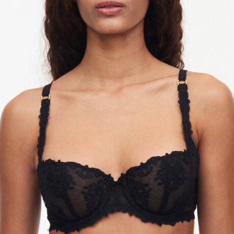 Chantelle - Champs Elysees Balconette BH Sort