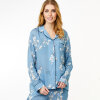 CCDK - Josephine Pyjamas Skjorte Blue Shadow