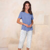 Lady avenue - Bambus Pyjamas med Capri Buks