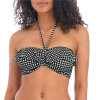 Freya - Check In Bandeau Bikini Monochrome