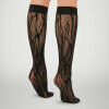 Wolford - Snake Lace Knee Highs Sort