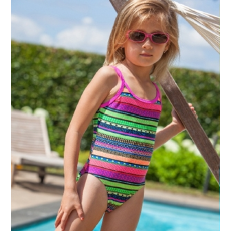 Lentiggini swimwear - Barnens Bikini för flickor Randig