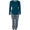 Lady avenue - Cotton Flannel Pyjamas Dark Petrol