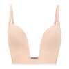 Bye bra - BH til Dyb Udskæring Beige