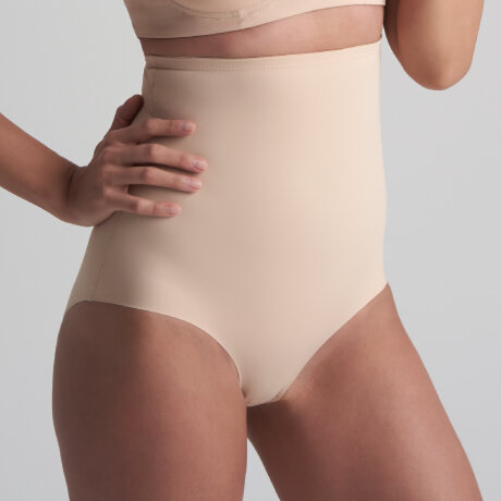 Bye bra - Sculpting Højtaljet Trusse Beige