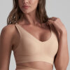 Bye bra - Top med V-hals Beige