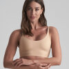 Bye bra - Top med rund udskæring Beige
