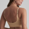 Bye bra - Top med rund udskæring Beige