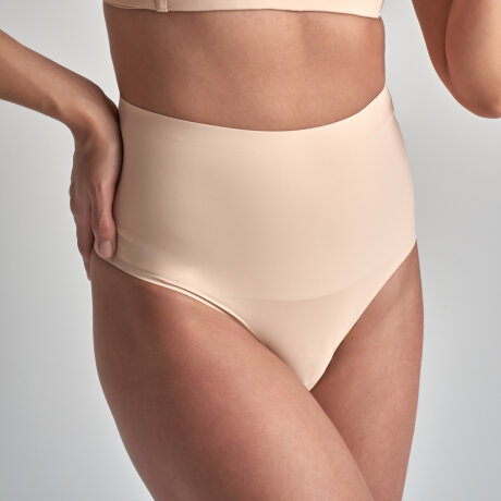 Bye bra - Talje Kontrol String Trusse Beige
