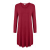 Lady avenue - Bambus Natkjole L/Æ Ruby Red