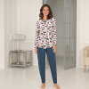 Lady avenue - Bambus Pyjamas Blue/Red