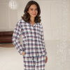 Lady avenue - Bomuld Flannel Pyjamas Blue/Red