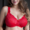 Plaisir - Beate Plain Helkupa BH Röd