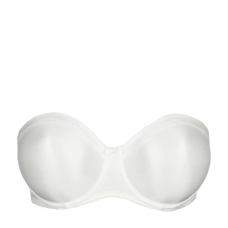 Primadonna - Satin Axelbandslös BH Natural