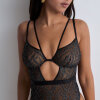 Aubade - Moonlight Bodystocking Black Silver