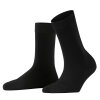 Falke - Clima Wool Strømpe Black