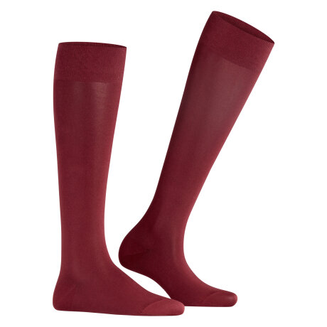 Falke - Cotton Touch Knæstrømpe Barolo