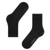 Falke - Cotton Touch Strømpe Sort