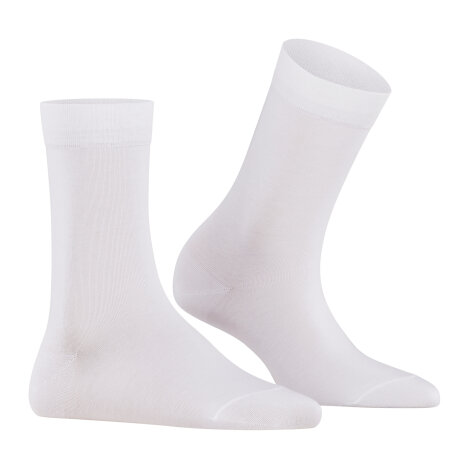 Falke - Cotton Touch Strømpe Hvid