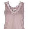 Rosemunde - Tank Top med Blonder Vintage Powder