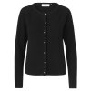 Rosemunde - Cardigan i Uld og Cashmere Sort