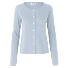 Rosemunde - Cardigan i Uld og Cashmere Heather Sky