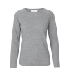 Rosemunde - Strik i Uld og Cashmere Light Grey Melange