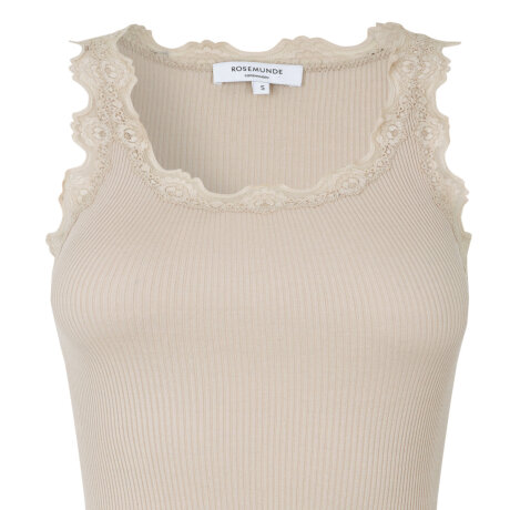 Rosemunde - Silke Top med blondekant Cacao