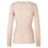 Rosemunde - Silke Bluse med Blondekant Cacao