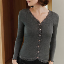 Rosemunde - Silke Cardigan Dark Grey Melange