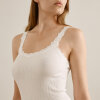 Rosemunde - Silke Tank Top med Blonde New White