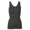 Rosemunde - Silke Tank Top med Blonde Dark Grey Melange