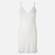 Rosemunde - Natkjole med Blonder Ivory