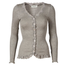 Rosemunde - Silke Cardigan Light Grey Melange