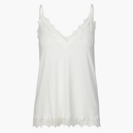 Rosemunde - Top med Blonder Ivory