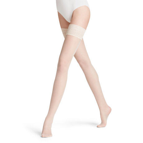 Falke - Seidenglatt Stay Up 15 denier Champagne