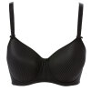 Trofé - Sanna Stripe Formstøbt BH Sort