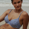 Femilet Swim - Tidra Formstøbt Bikini Top Blue Reptile