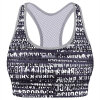Shockabsorber - Active Crop Top Print Logo Blue