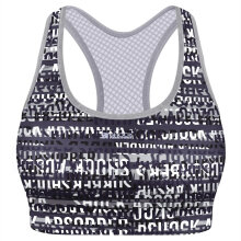Shockabsorber - Active Crop Top Print Logo Blue