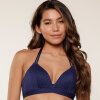 LingaDore - Vatteret Triangle Bikini Top Darkblue
