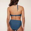 LingaDore - Vatteret Triangle Bikini Sæt Legion Blue 