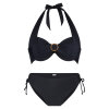 LingaDore - Halterneck Bikini Sæt Sort